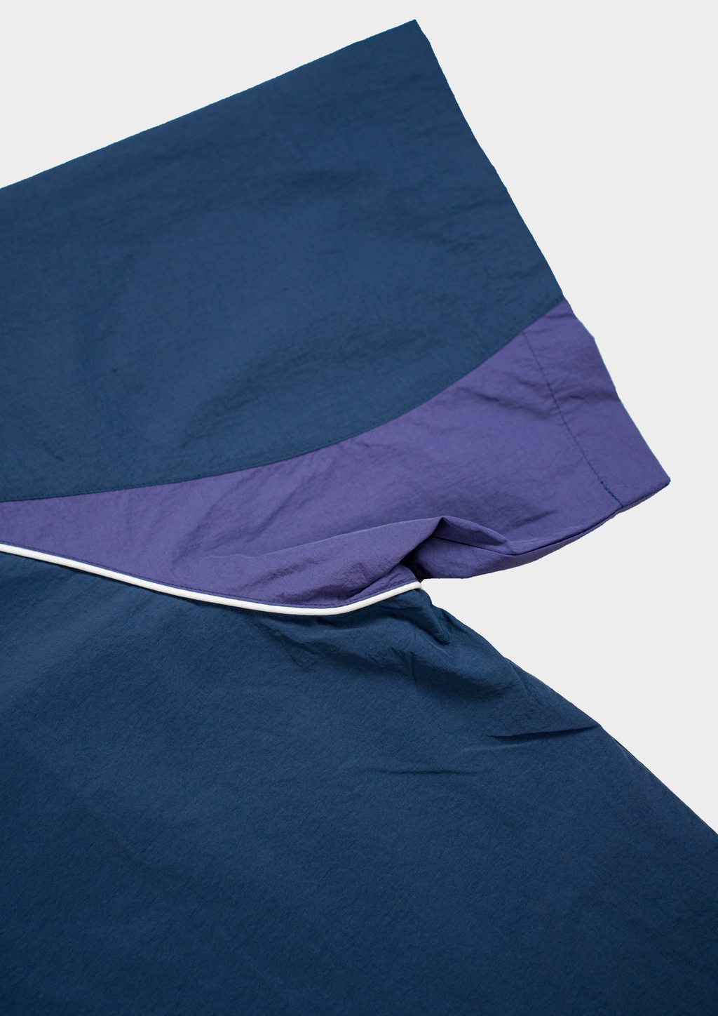 Papa Contrast Boxy Shirt Navy