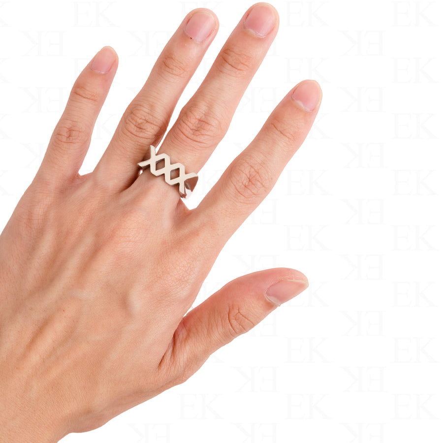XXX Ring Silver