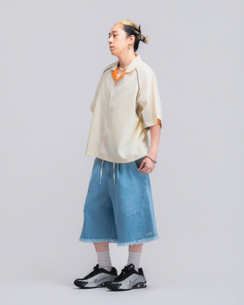 Comfy Balloon Shorts Denim