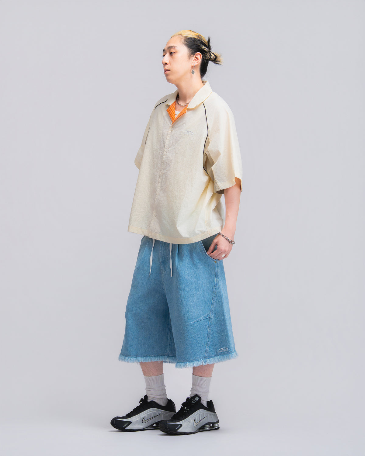 Comfy Balloon Shorts Denim