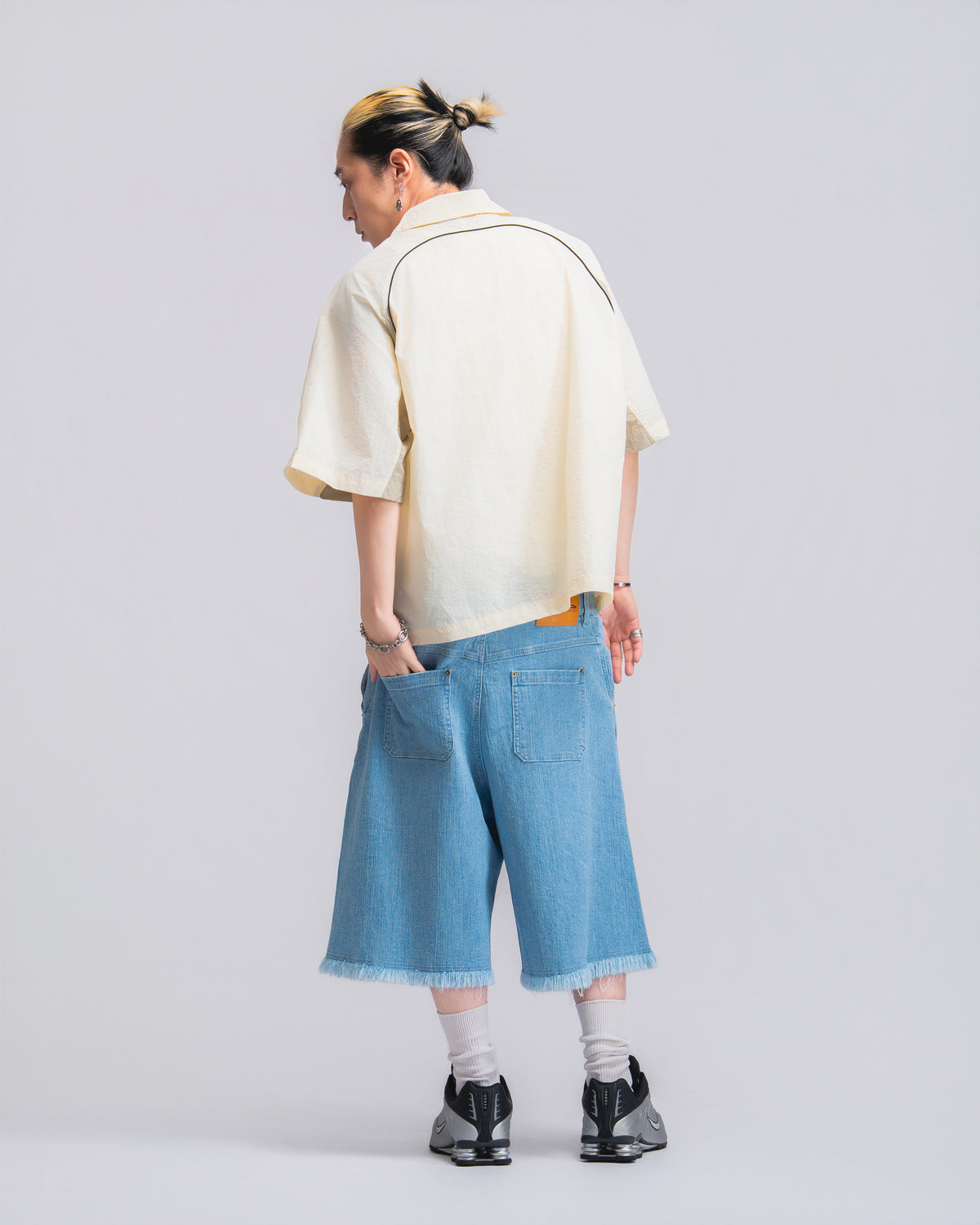 Comfy Balloon Shorts Denim