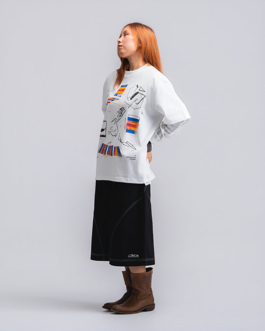 Lazy Chair Tee White