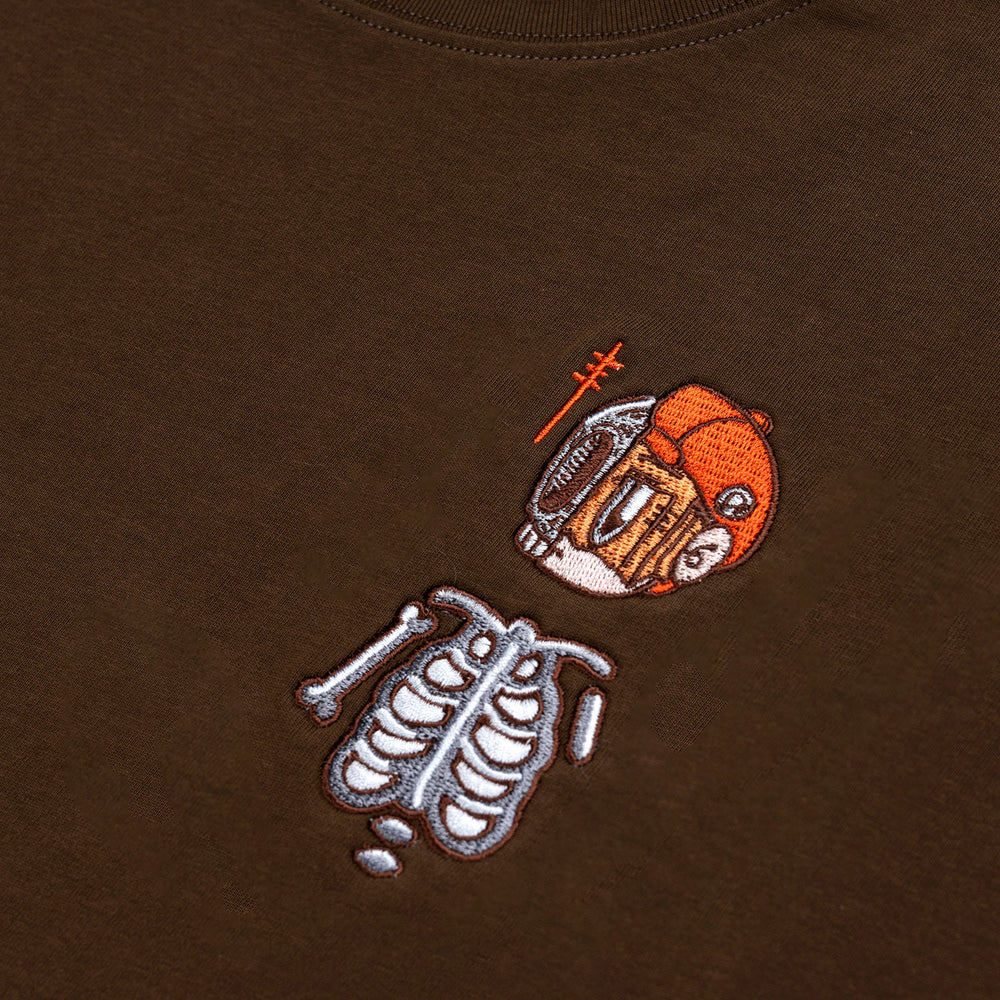 NM Rust Tee - Olive Brown