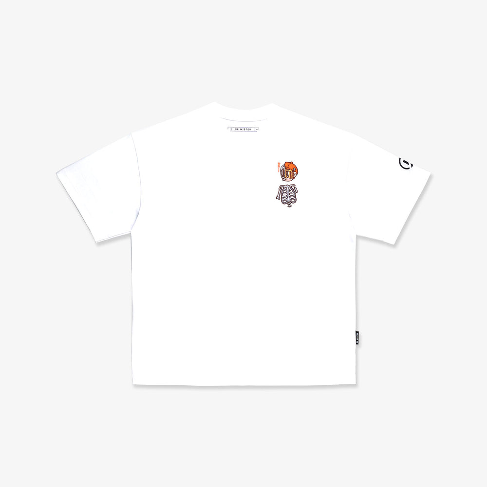 NM Rust Tee - White
