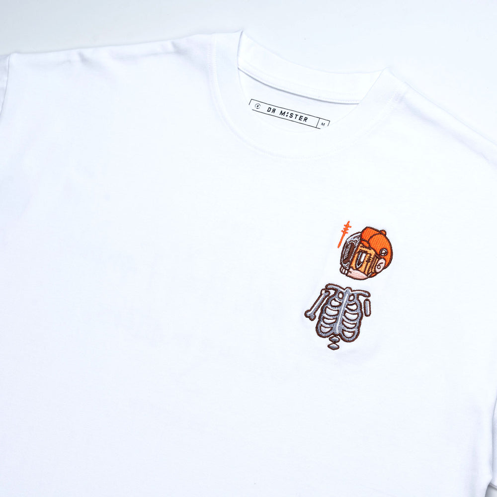 NM Rust Tee - White