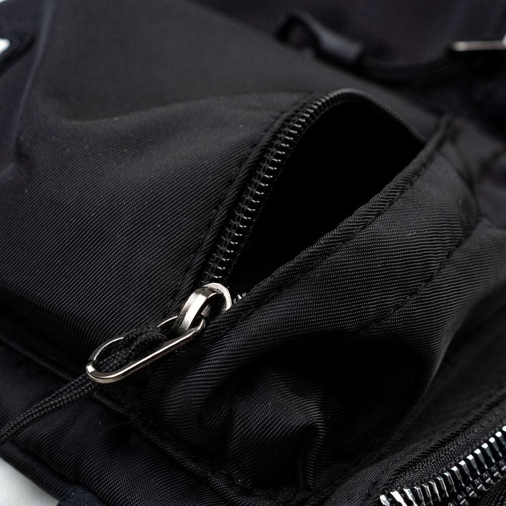 Scripted Initials Sling Bag - Black