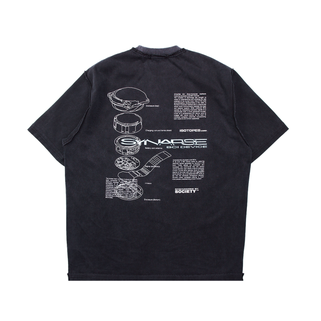 Synapse Info Tee Black