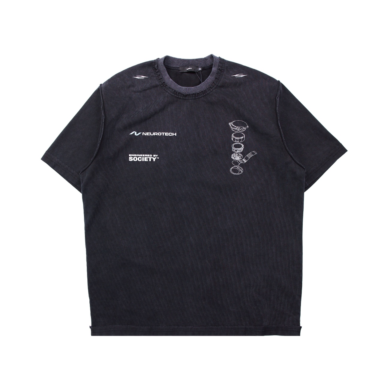 Synapse Info Tee Black