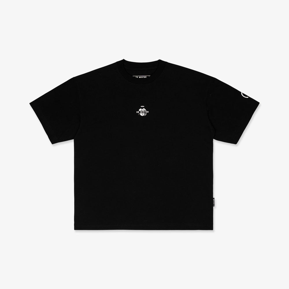 "Rewind" Sleeping Angel Tee – Black