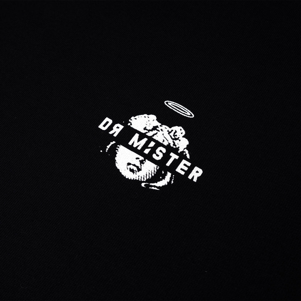 "Rewind" Sleeping Angel Tee – Black