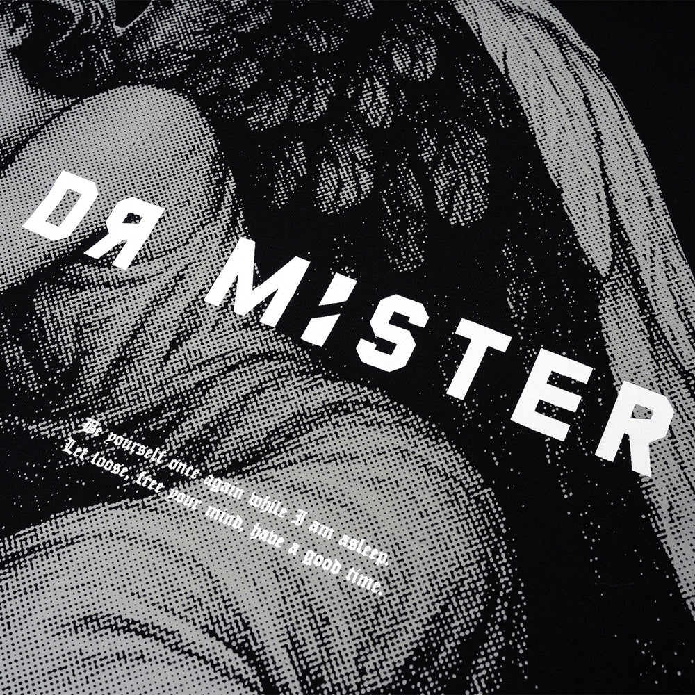 "Rewind" Sleeping Angel Tee – Black