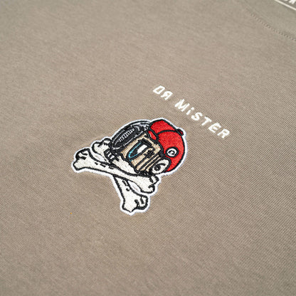 HDHF Skullmark Broad Tee - Pale Brown