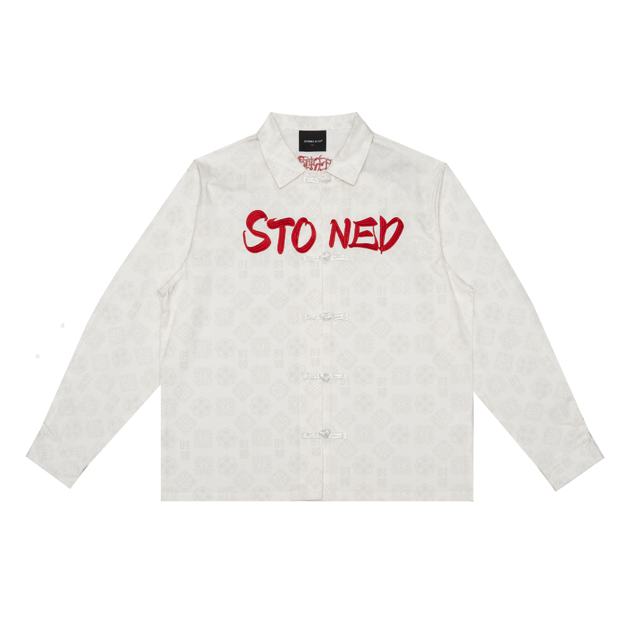 Dark Horse : Monogram Tang Suit Shirt White