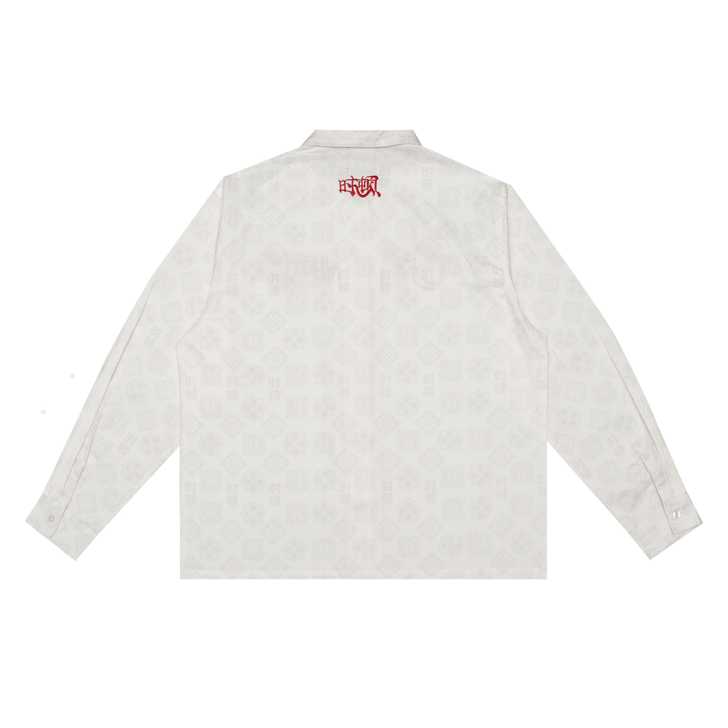 Dark Horse : Monogram Tang Suit Shirt White