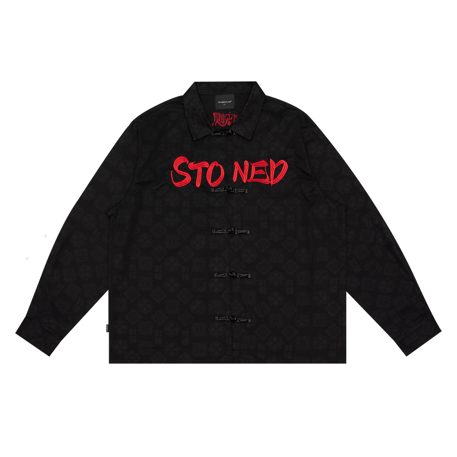 Dark Horse : Monogram Tang Suit Shirt Black