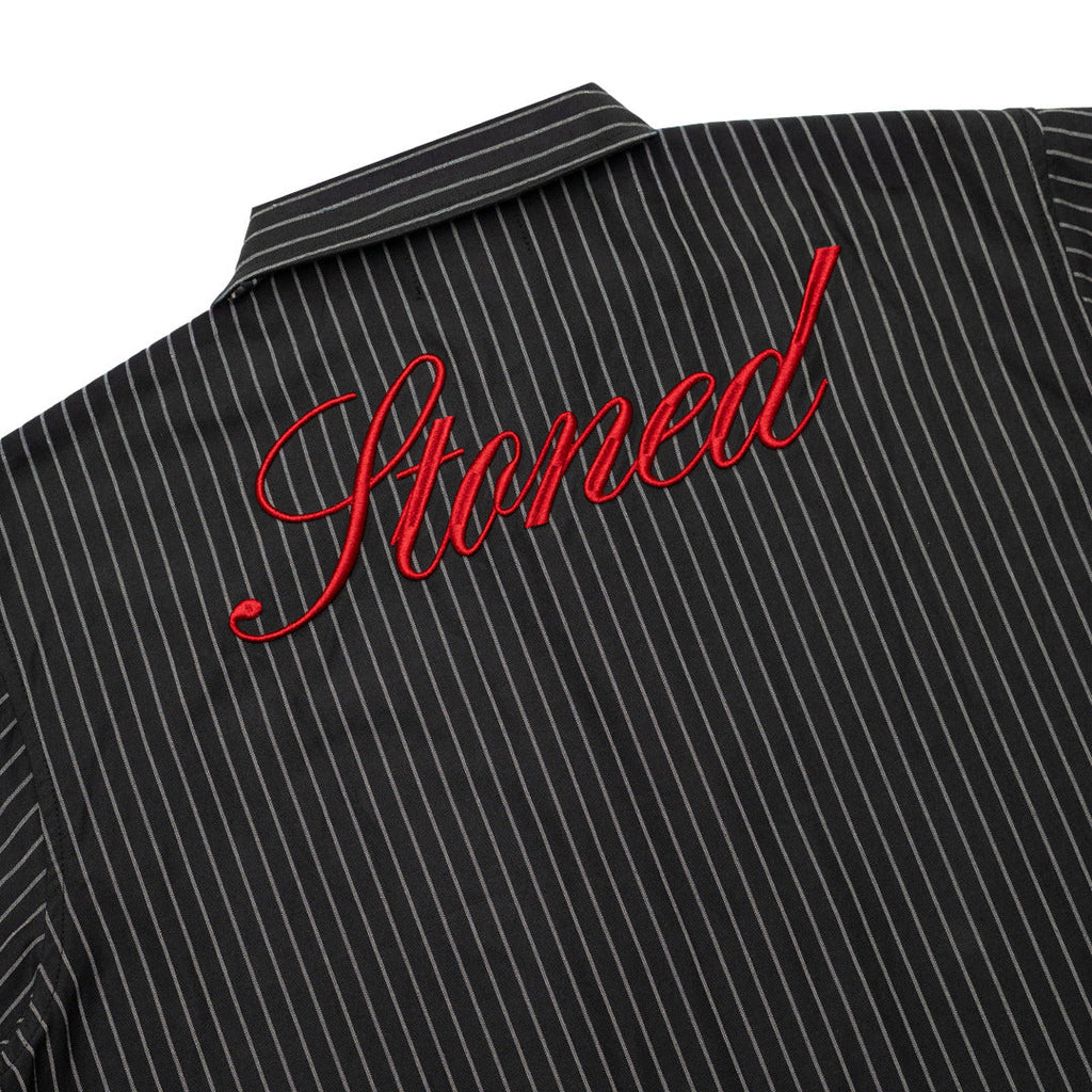 Dark Horse : Stripe Shirt S/S Black