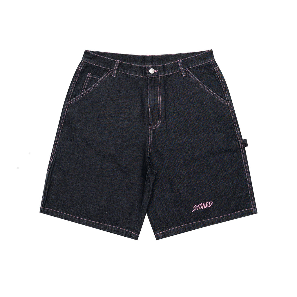 Dark Horse : Oversized Denim Jorts Navy