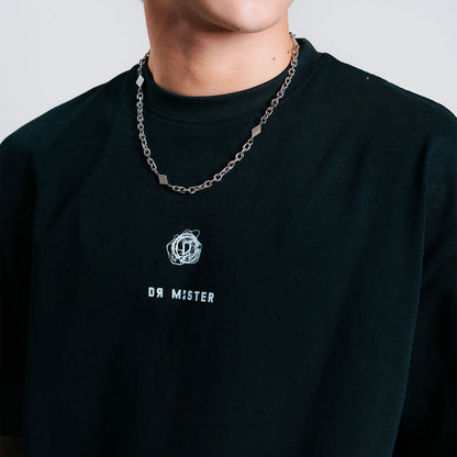 Scribbles Chaotic Peace L-Broad Tee - Black