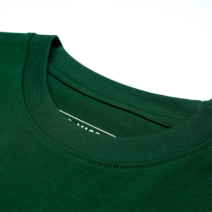 Scribbles Chaotic Peace L-Broad Tee - Sacramento Green