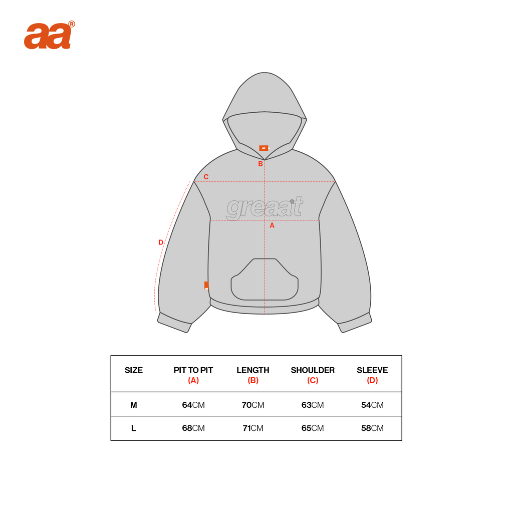 A.A sharelove Greaat Hoodie Deep Navy