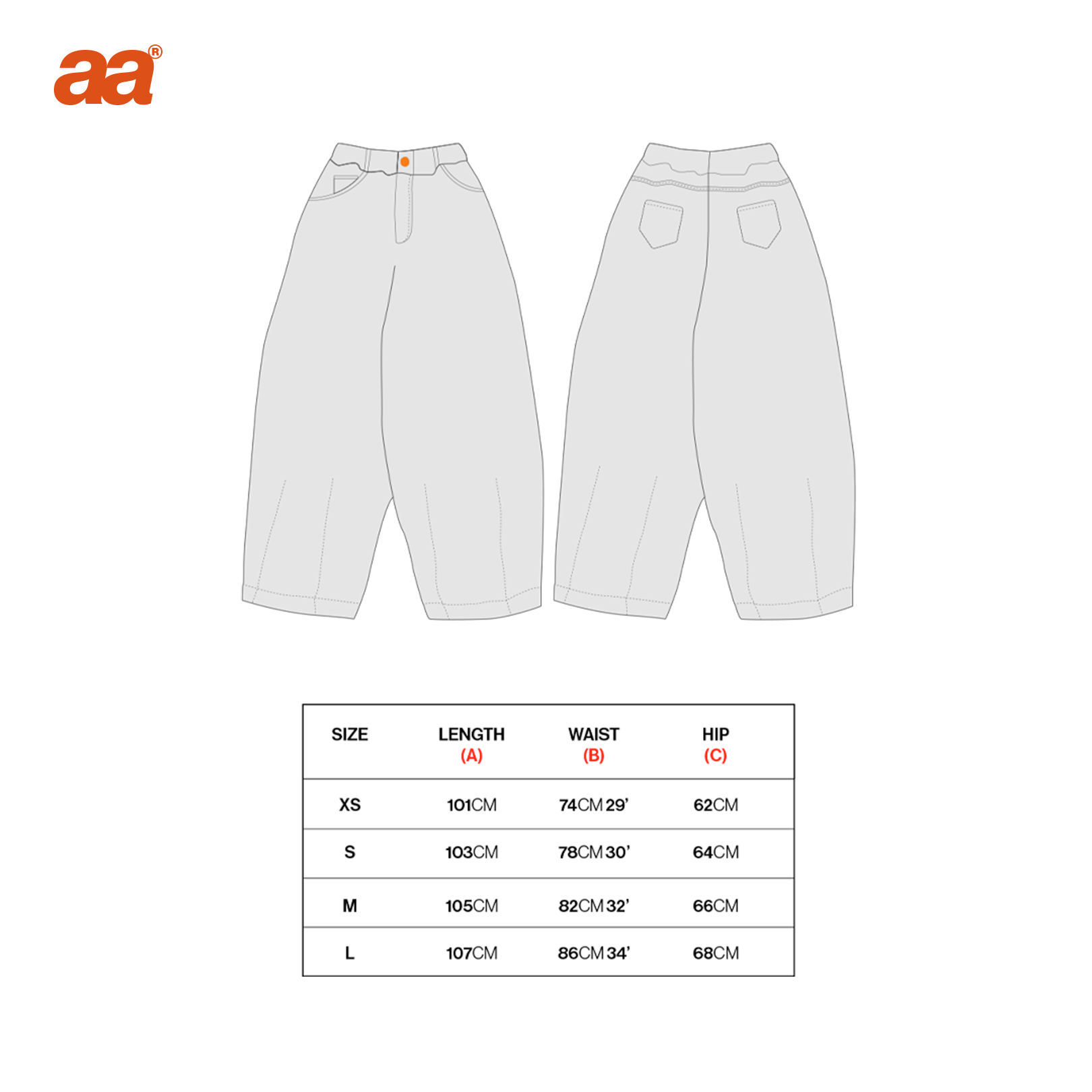 A.A Beige Baggy Pleated