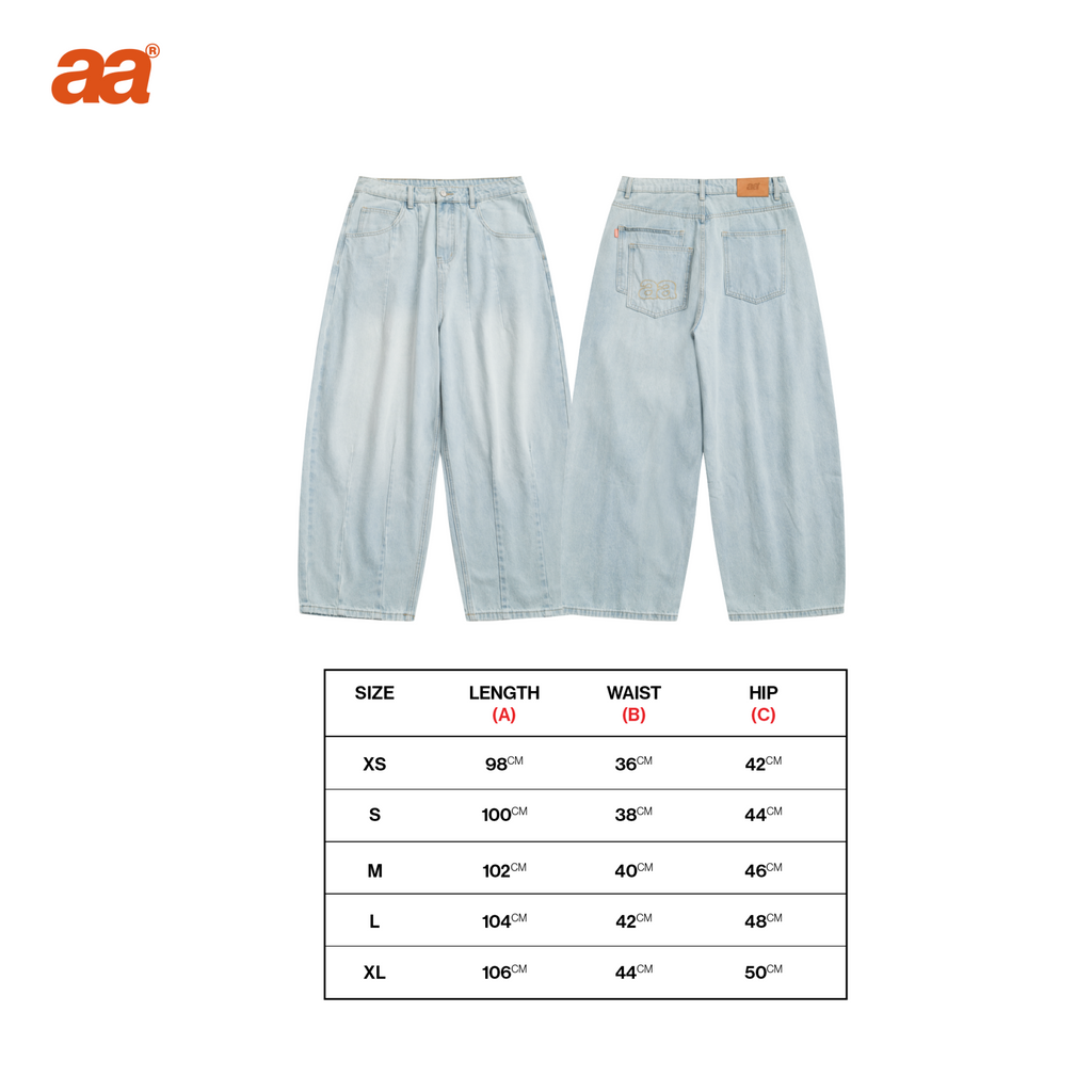 A.A Seasoned Wash Baggy Pants
