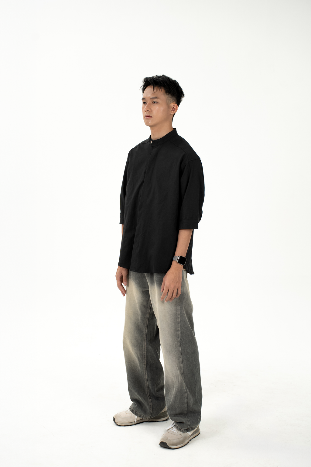 SENSSE STUDIO Minimal Quarter Shirt