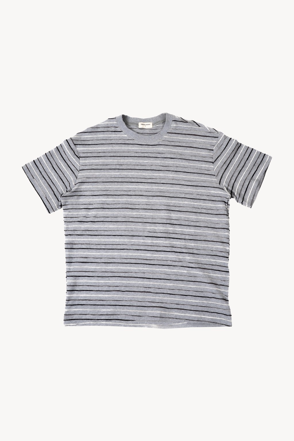 Embroidered Striped Tee
