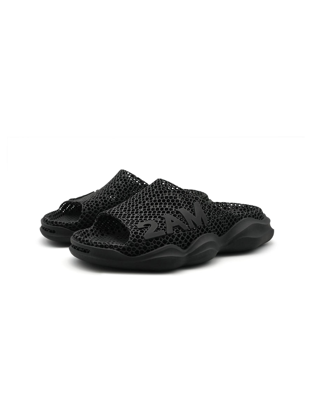 Surfer 3D Printed Slipper Black