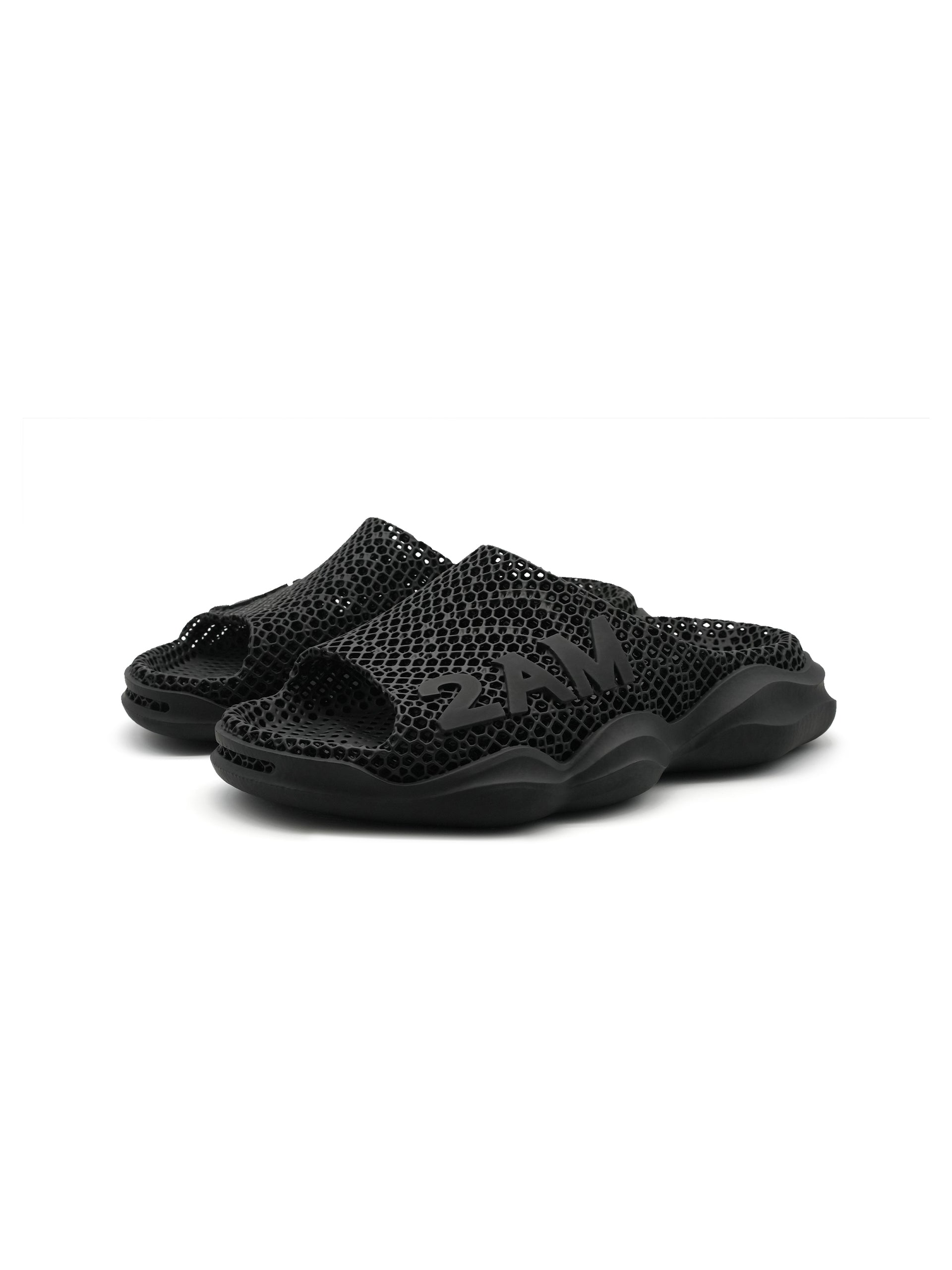 Surfer 3D Printed Slipper Black
