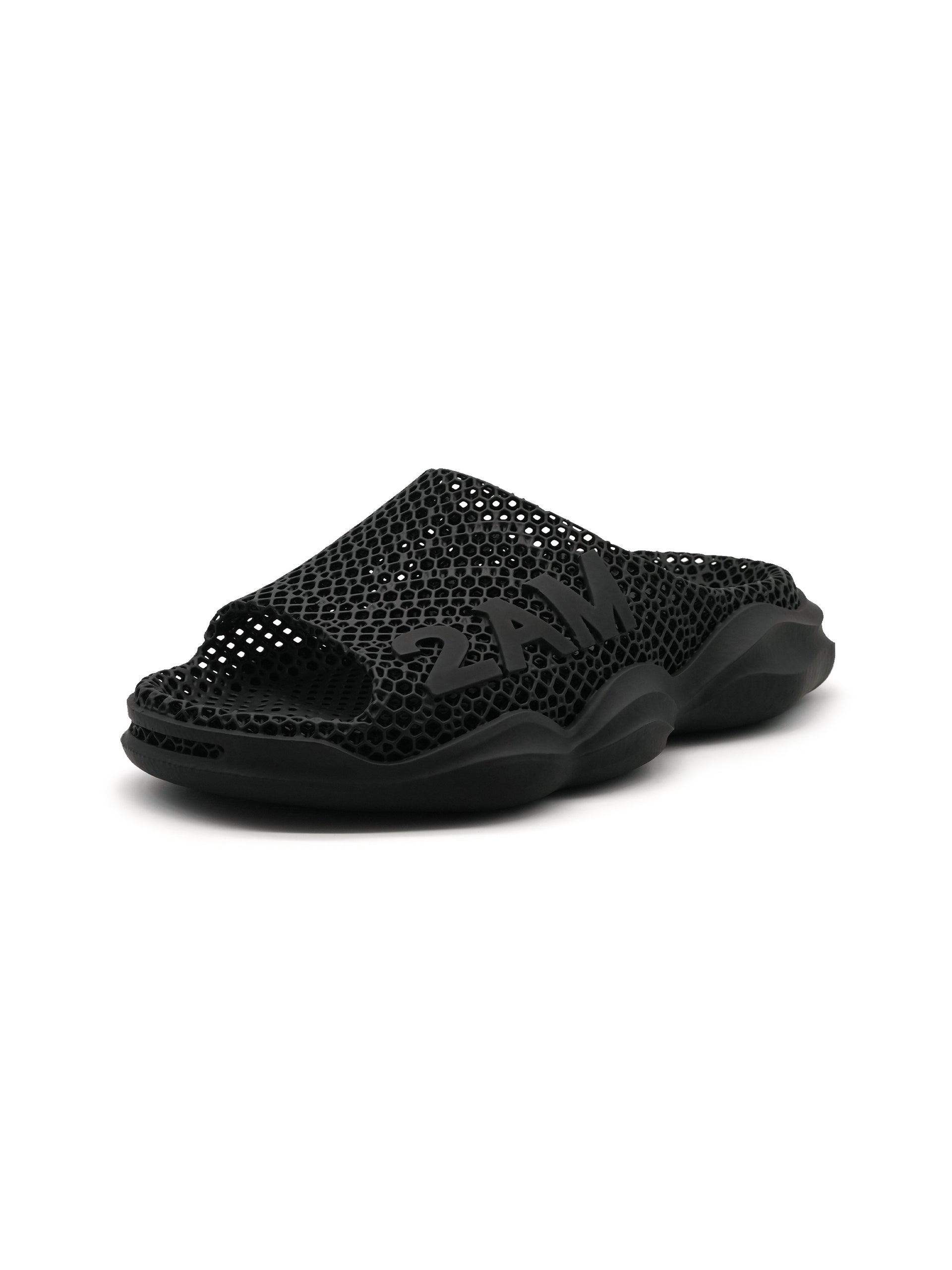 Surfer 3D Printed Slipper Black