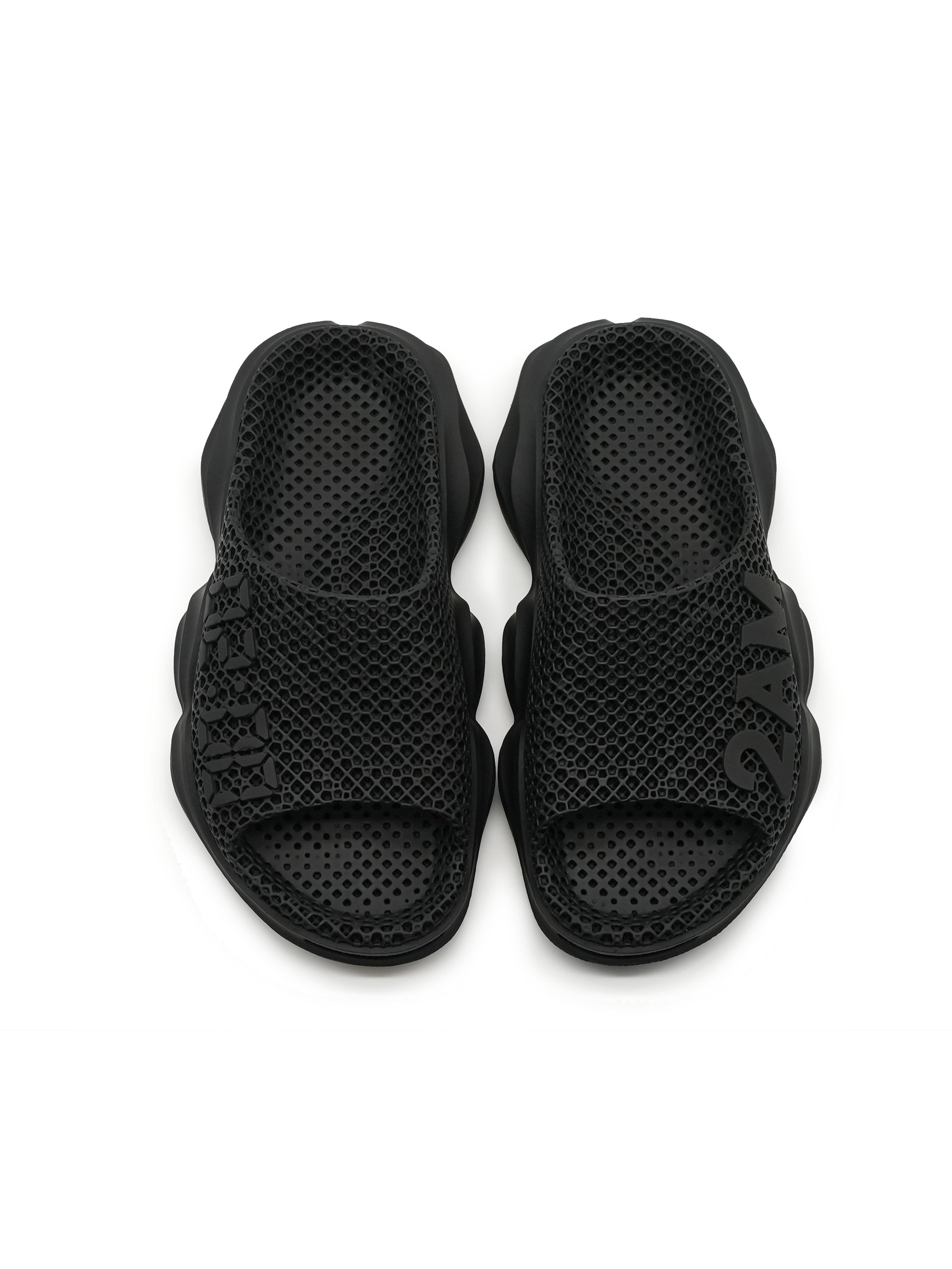 Surfer 3D Printed Slipper Black