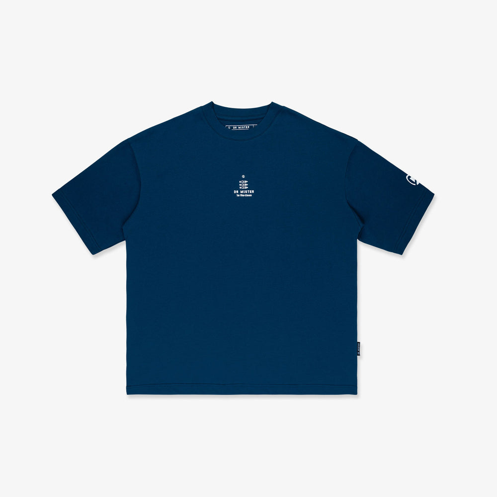 To The Moon Broad Tee – Prussian Blue