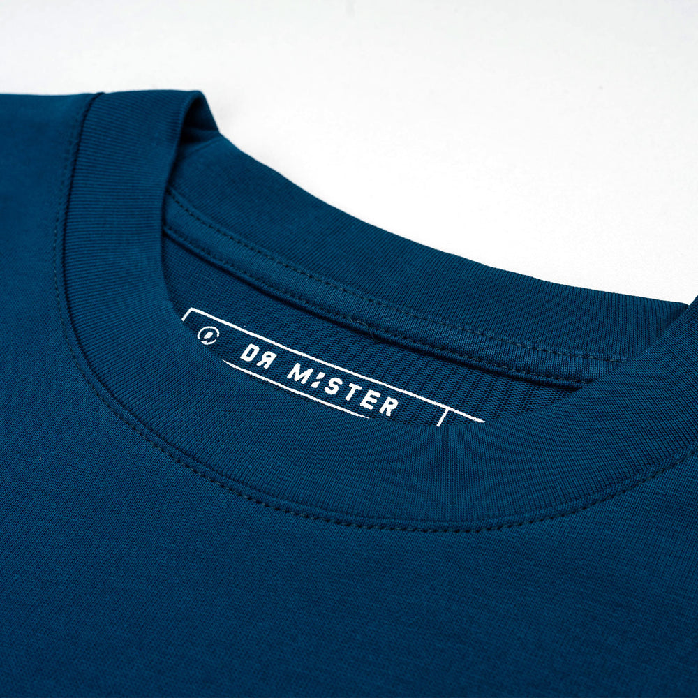 To The Moon Broad Tee – Prussian Blue