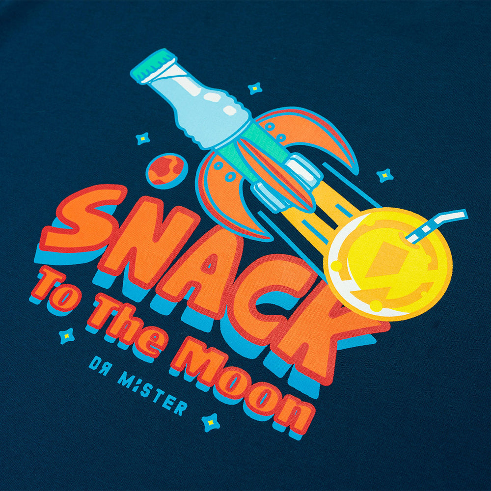 To The Moon Broad Tee – Prussian Blue