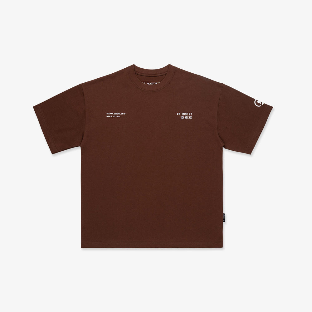 Tough Life Tee - Walnut Brown