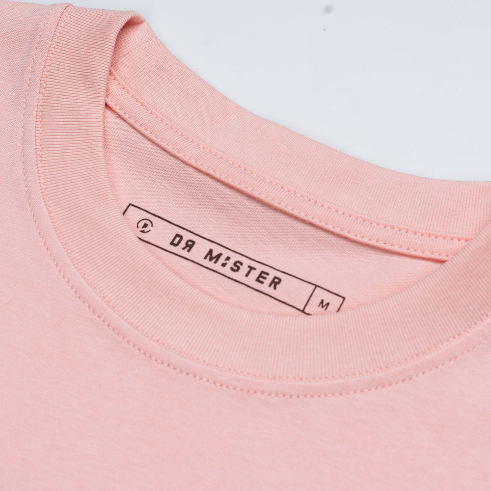 Tough Life Tee- Beige Pink