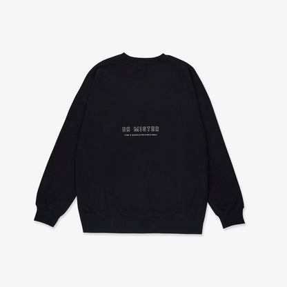 Outset Monochrome Sweatshirt - Black