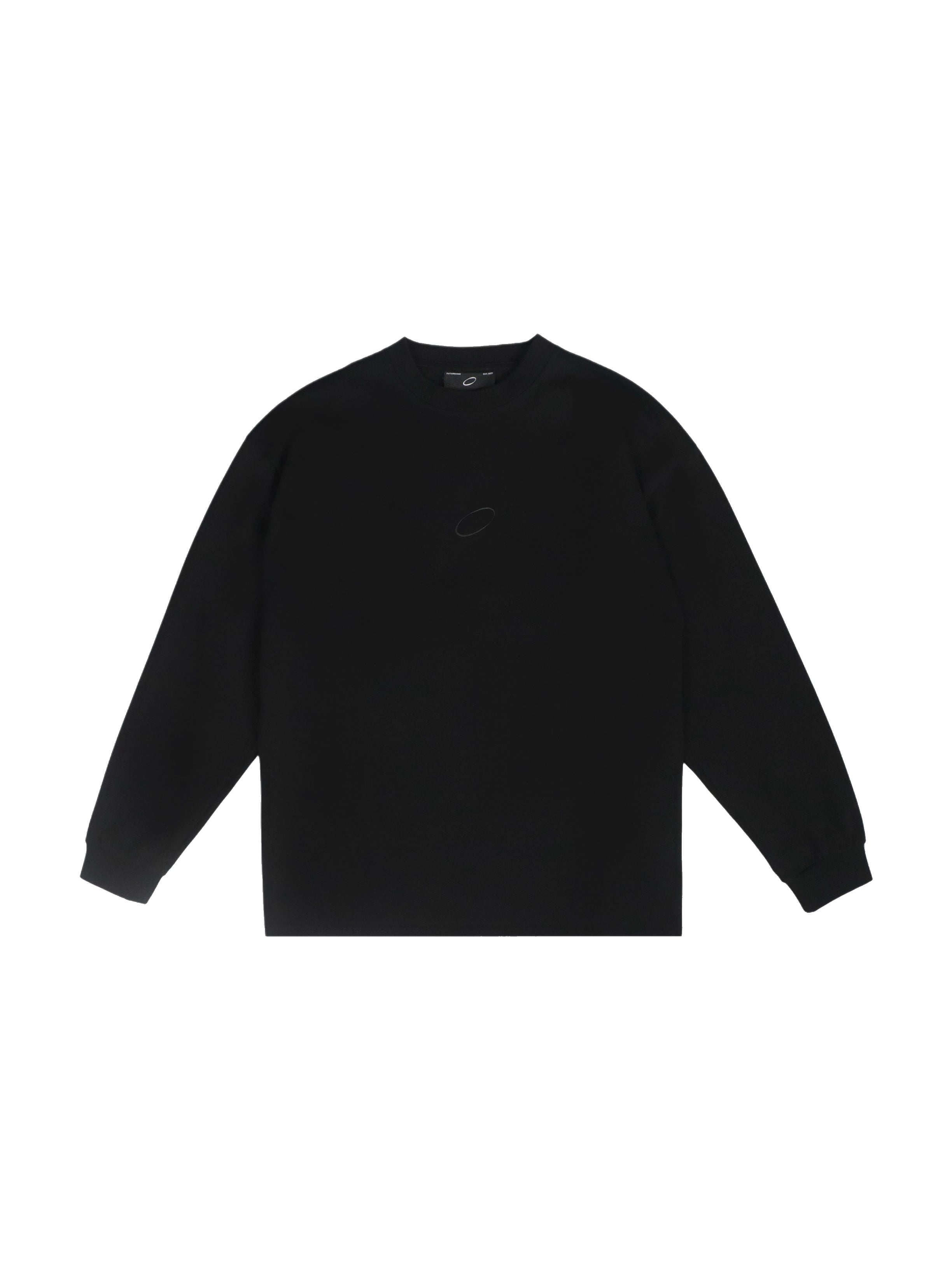 UNIVERSAL L/S T-SHIRT (BLACK EMBROID)