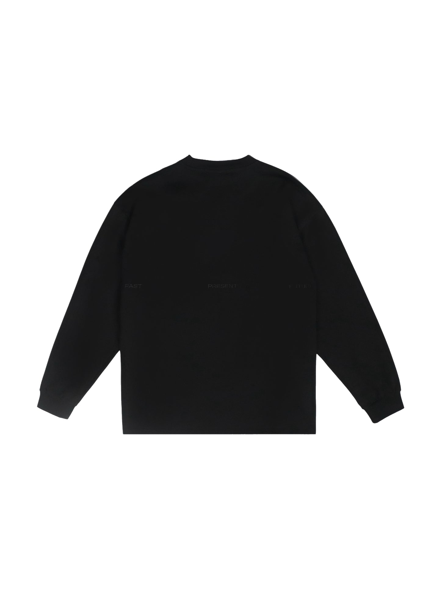 UNIVERSAL L/S T-SHIRT (BLACK EMBROID)