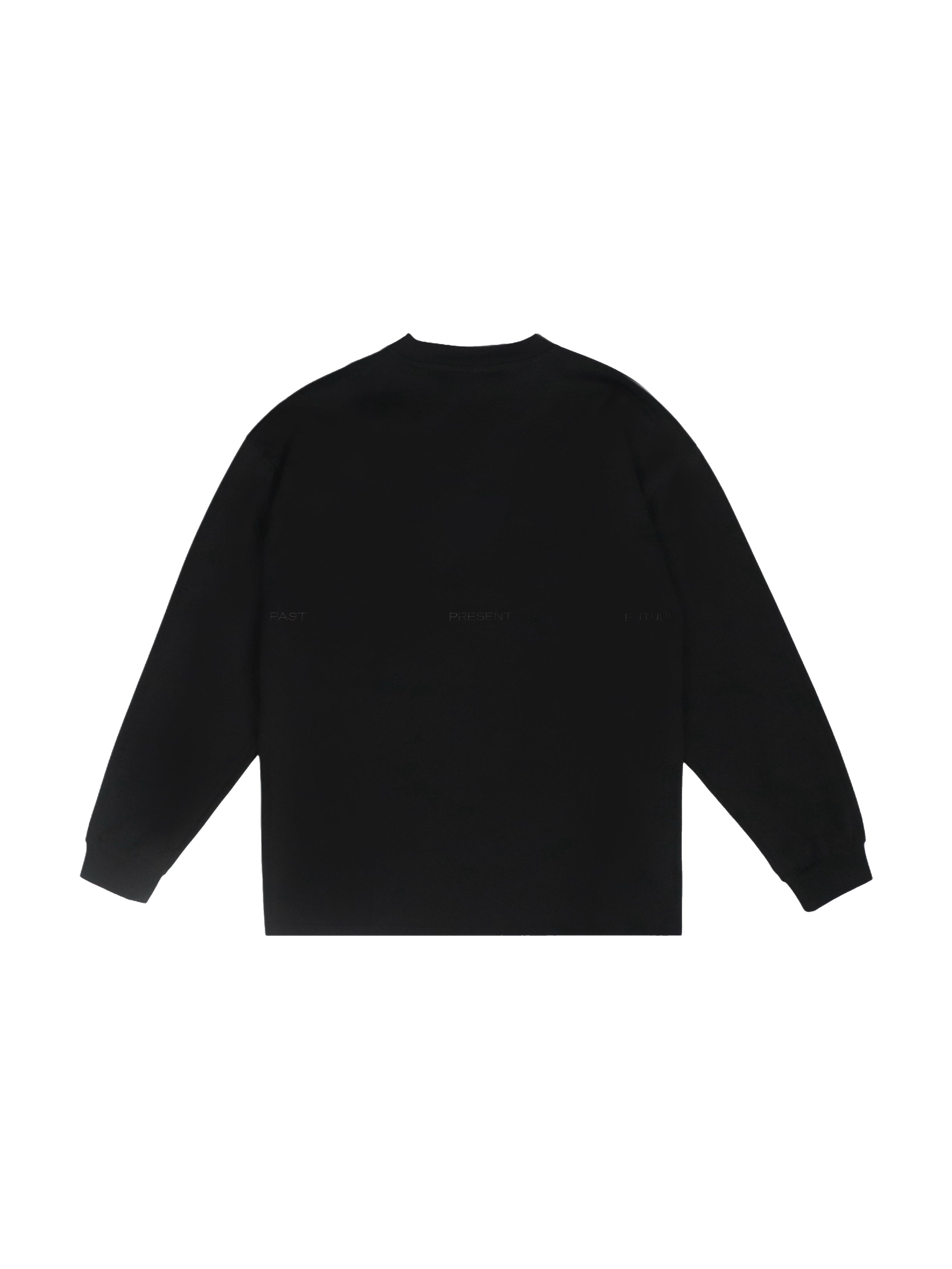 UNIVERSAL L/S T-SHIRT (BLACK EMBROID)