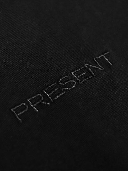 UNIVERSAL L/S T-SHIRT (BLACK EMBROID)