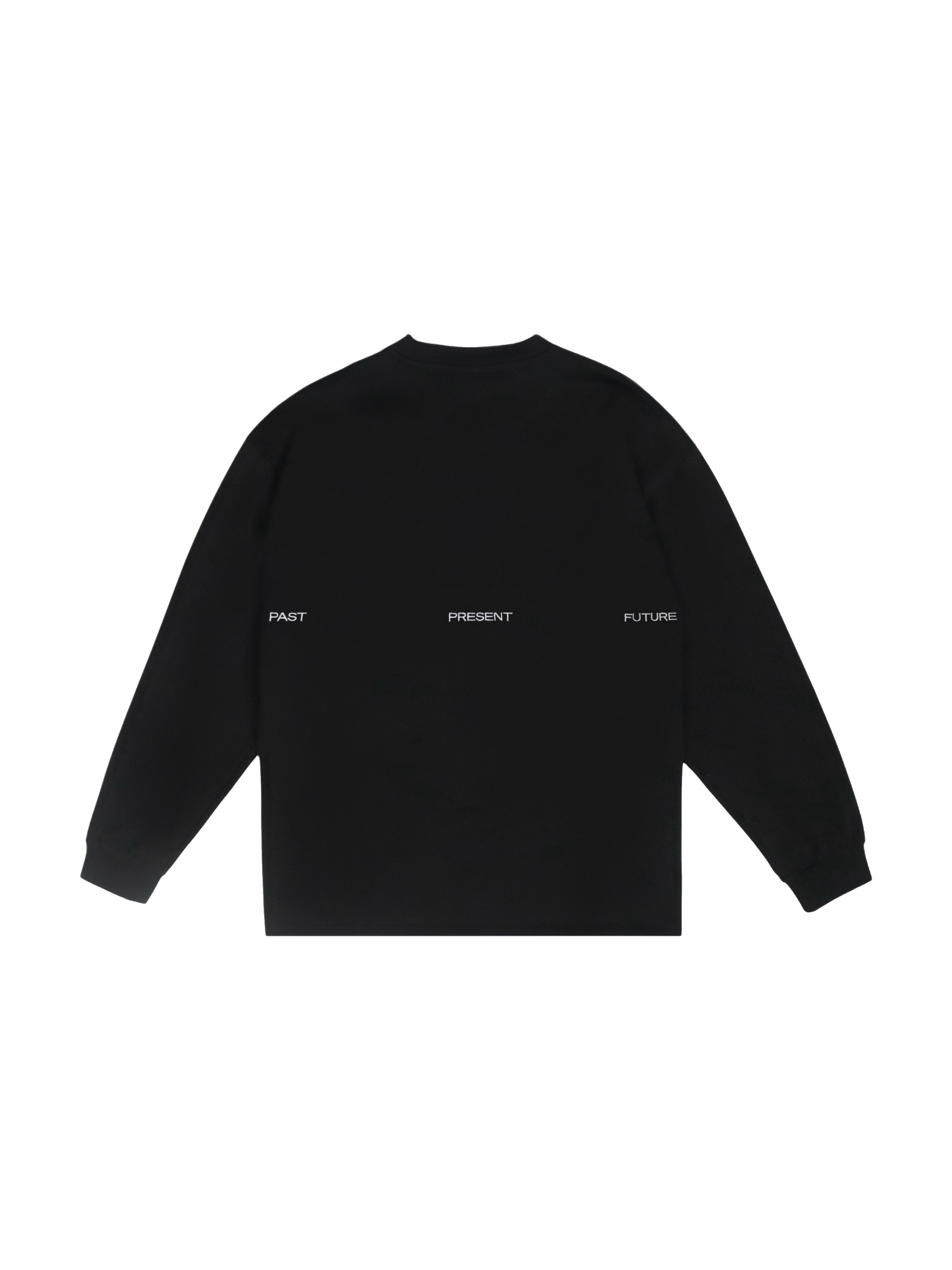 UNIVERSAL L/S T-SHIRT (WHITE EMBROID)