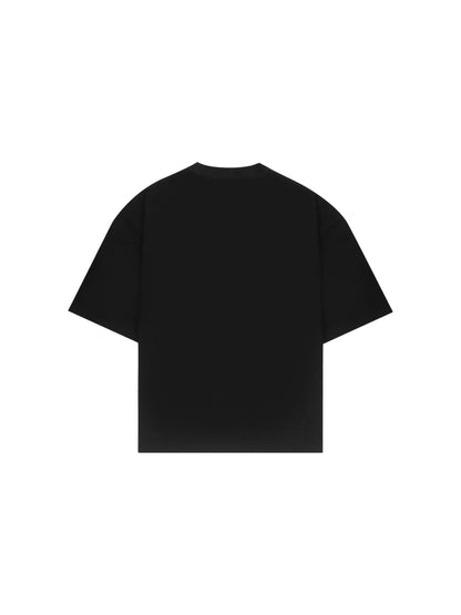 UNIVERSAL S/S T-SHIRT (BLACK EMBROID)