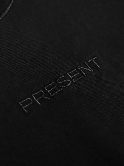 UNIVERSAL S/S T-SHIRT (BLACK EMBROID)