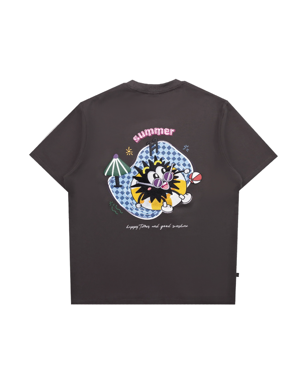 Floting Into Summer Tee Grey