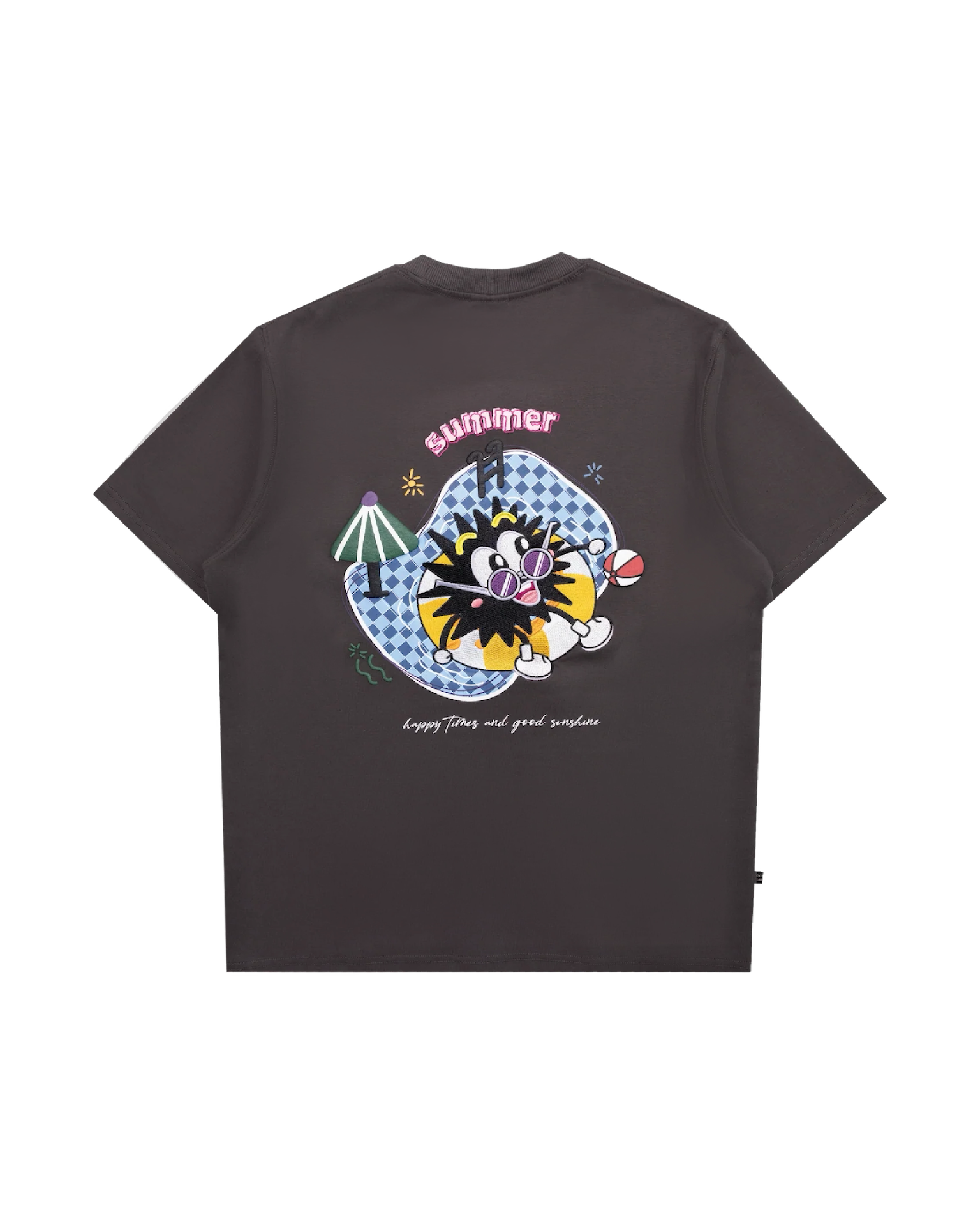 Floting Into Summer Tee Grey