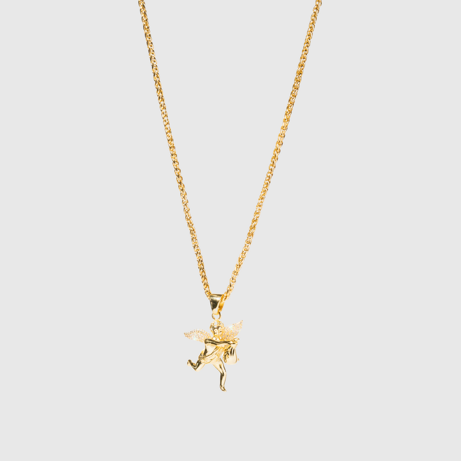 Lil Angel Necklace Gold