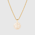 Dollar Sign Necklace Gold