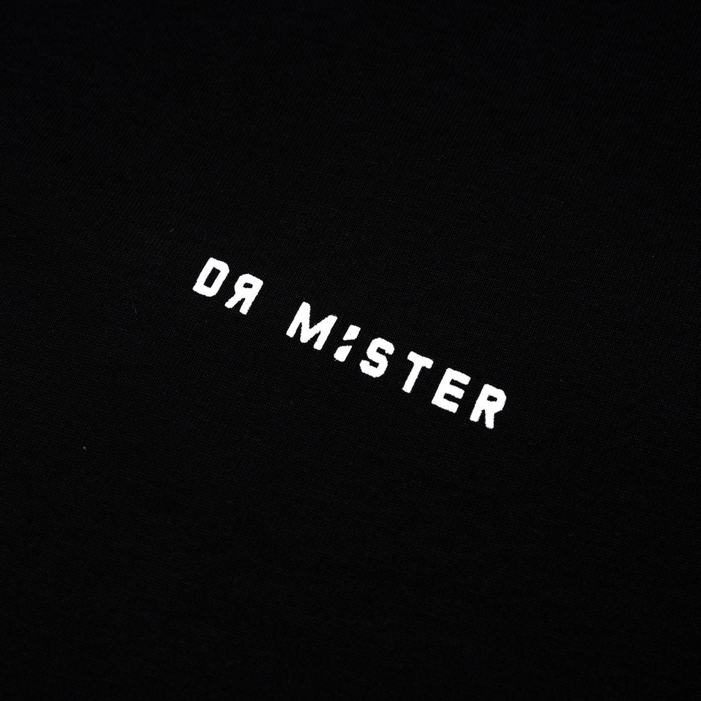 Vertical Signature Logo Tee - Black